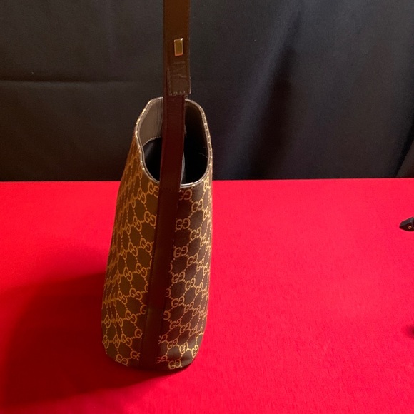 Gucci Brown and Cream Tom Ford Era Shoulder Bag with dusty - Picture 3 of 17